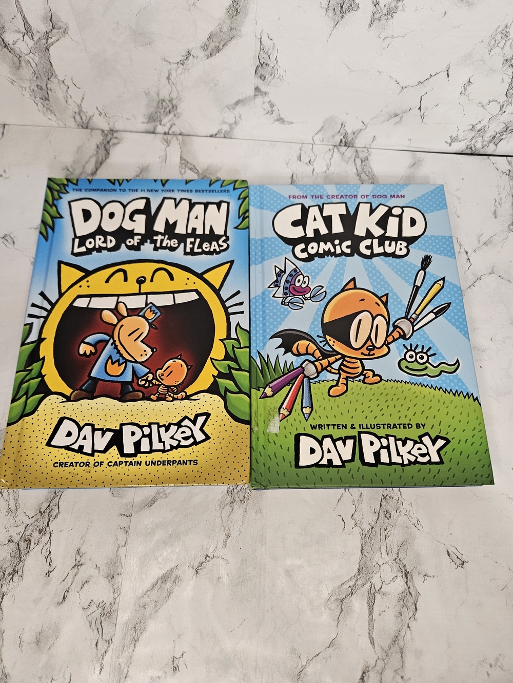 Dog Man & Cat Kid Book Set - HardCovers